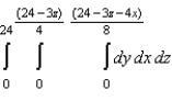 <strong>Rewrite the iterated integral using the order .</strong> A) B) C) D) E)