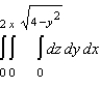 <strong>Sketch the solid whose volume is given by the iterated integral given below and use the sketch to rewrite the integral using the indicated order of integration. Rewrite the integral using the order .</strong> A) B) C) D) E)