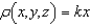 Find   of the center of mass of the solid of given density   bounded by the graphs of the equations   .
