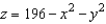 Find the center of mass of the solid bounded by   and   with density function   .