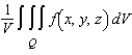 Find the average value of   over the region Q, where Q is a tetrahedron in the first octant with vertices   and   . The average value of a continuous function   over a solid region Q is   , where V is the volume of the solid region Q.