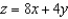 Find the area of the portion of the surface   that lies above the region   .