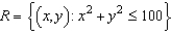 Find the area of the surface given by   over the region R.    