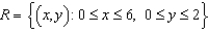 Set up a double integral that gives the area of the surface of the graph of f over the region R.    