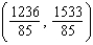 <strong>Find the center of mass of the rectangular lamina with vertices for the density .</strong> A) B) C) D) E)