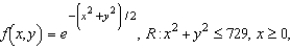 Given use polar coordinates to set up and evaluate the double integral .