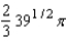 <strong>Use a double integral in polar coordinates to find the volume of the solid inside the hemisphere but outside the cylinder .</strong> A) B) C) D) E)