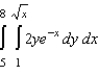 Evaluate the following iterated integral.  
