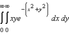 Evaluate the improper iterated integral   .