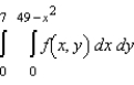<strong>Sketch the region R of integration and then switch the order of integration for the following integral. </strong> A) B) C) D) E)