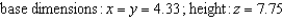 <strong>The material for constructing the base of an open box costs 1.5 times as much per unit area as the material for constructing the sides. For a fixed amount of money $150.00, find the dimensions of the box of largest volume that can be made.</strong> A) B) C) D) E)