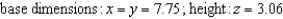 <strong>The material for constructing the base of an open box costs 1.5 times as much per unit area as the material for constructing the sides. For a fixed amount of money $150.00, find the dimensions of the box of largest volume that can be made.</strong> A) B) C) D) E)