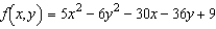 Examine the function for relative extrema and saddle points.