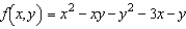 Examine the function for relative extrema and saddle points.