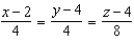 <strong>Find symmetric equations of the normal line to the surface at the point .</strong> A) B) C) D) E)