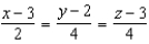 <strong>Find symmetric equations of the normal line to the surface at the point .</strong> A) B) C) D) E)