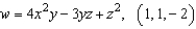 <strong>Find the gradient of the function at the given point. </strong> A) B) C) D) E)