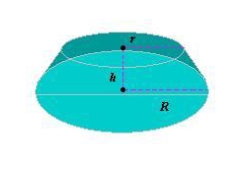 The two radii of the frustum of a right circular cone are increasing at a rate of 4 centimeters per minute, and the height is increasing at a rate of 12 centimeters per minute (see figure). Find the rate at which the volume is changing when the two radii are 15 centimeters and 30 centimeters, and the height is 10 centimeters.