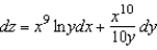 <strong>Find the total differential of the function .</strong> A) B) C) D) E)