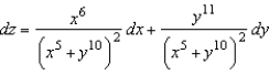 <strong>Find the total differential of the function .</strong> A) B) C) D) E)