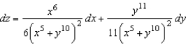 <strong>Find the total differential of the function .</strong> A) B) C) D) E)