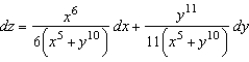 <strong>Find the total differential of the function .</strong> A) B) C) D) E)