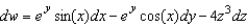 <strong>Find the total differential for the function .</strong> A) B) C) D) E)