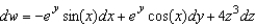 <strong>Find the total differential for the function .</strong> A) B) C) D) E)