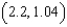 Given , use the total differential to approximate at towards . Round your answer to two decimal places.