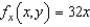 <strong>Find the partial derivative for the function .</strong> A) B) C) D) E)