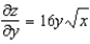 <strong>Find the partial derivative for the function .</strong> A) B) C) D) E)