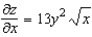 <strong>Find the partial derivative for the function .</strong> A) B) C) D) E)