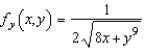 <strong>Find the partial derivative for the function .</strong> A) B) C) D) E)