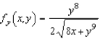 <strong>Find the partial derivative for the function .</strong> A) B) C) D) E)