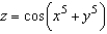 Find the partial derivative   for the function   .