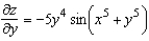 <strong>Find the partial derivative for the function .</strong> A) B) C) D) E)
