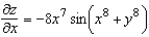 <strong>Find the partial derivative for the function .</strong> A) B) C) D) E)