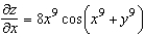<strong>Find the partial derivative for the function .</strong> A) B) C) D) E)