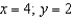 <strong>For find all values of x and y such that and simultaneously.</strong> A) B) C) D) E)