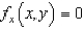 For , find all values of x and y such that and simultaneously.