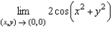 Use polar coordinates to find the limit   . [Hint: Let   and   , and note that   implies   .]