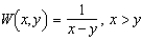 The average length of time that a customer waits in line for service is where y is the average arrival rate, written as the number of customers per unit of time, and x is the average service rate, written in the same units. Evaluate . Note: x and y are given as the number of customers per hour.