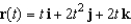 Find the curvature K of the curve given below.