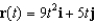 Find at time for the plane curve . Round your answer to three decimal places.