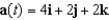 <strong>The position vector describes the path of an object moving in space. Find the acceleration of the object.</strong> A) B) C) D) E)