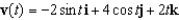 <strong>The position vector describes the path of an object moving in space. Find the velocity of the object.</strong> A) B) C) D) E)