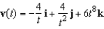 <strong>The position vector describes the path of an object moving in space. Find the velocity of the object.</strong> A) B) C) D) E)