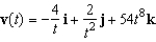 <strong>The position vector describes the path of an object moving in space. Find the velocity of the object.</strong> A) B) C) D) E)