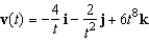 <strong>The position vector describes the path of an object moving in space. Find the velocity of the object.</strong> A) B) C) D) E)