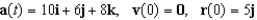 Use the given acceleration function and initial conditions to find the position at time t = 1.